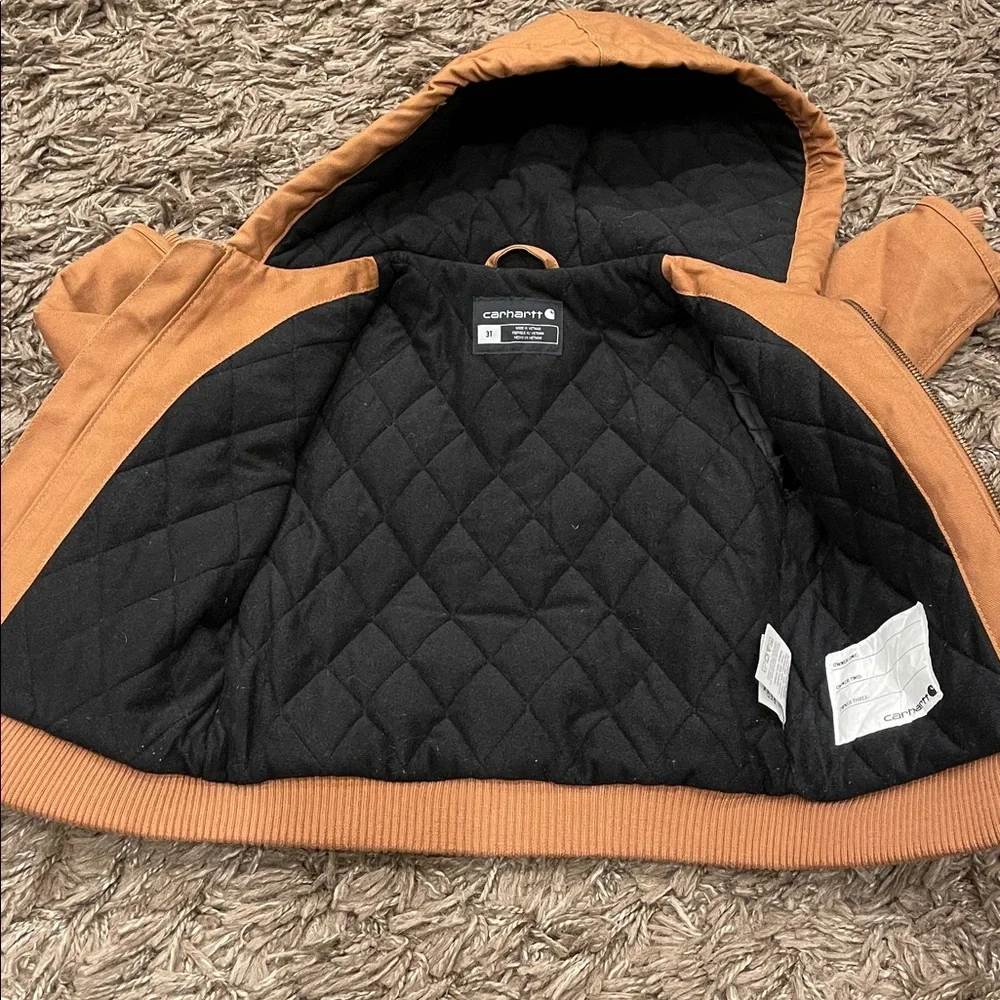 Carhartt Boys’ Hooded Insulated Active Jacket Size 3T